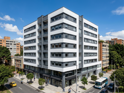 Fachada renovada con EIFS